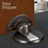 free of punch door stopper stainless steel invisible holders catch floor doorstop hardware