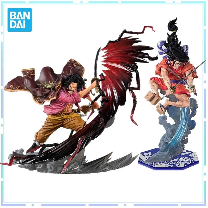 

In Stock BANDAI Original Figuarts Zero Anime One Piece Gol D Roger Kozuki Oden Figure Collectible Model Dolls Toys