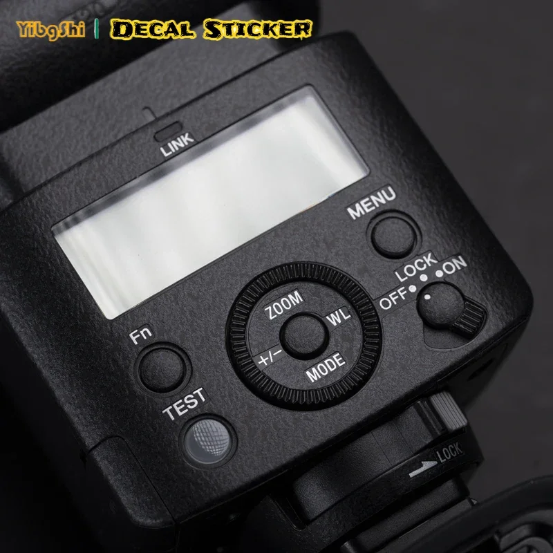 Фото Защитная пленка от царапин для вспышки Sony HVL-F45RM, премиум-наклейка-стикер для камеры-вспышки Sony HVL-F45RM №3