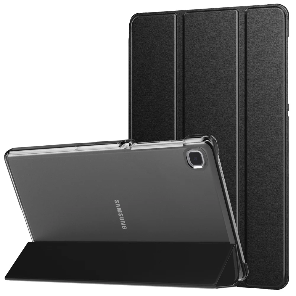 

Чехол для Samsung Galaxy Tab A7 Lite 8,7 дюйма 2021, умный чехол-подставка с прозрачной матовой задней панелью из поликарбоната 8,7