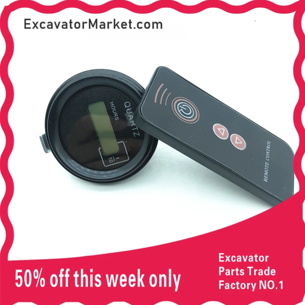 Для ZX CATERPILLAR CAT SK HYUNDAI DAEWOO VOLVO EC Экскаватор Таймер счетчика часов с дистанционным