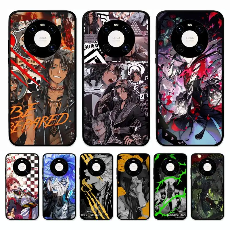 

Disney Twisted Wonderland Phone Case for Huawei Mate 20 10 9 40 30 lite pro X Nova 2 3i 7se