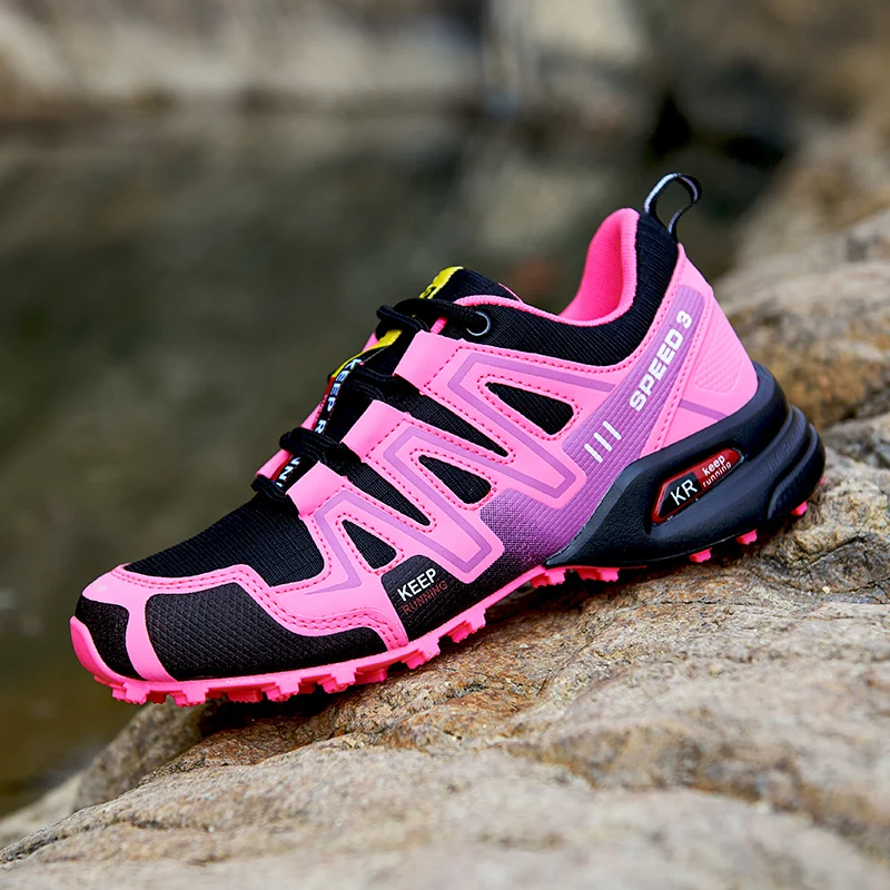 

2022 New Women Shoes Sport Hiking Shoes Woman Sneakers Lace-Up Sneakers Woman Walking Shoes Non-Slip Trainers Chaussures Tenis