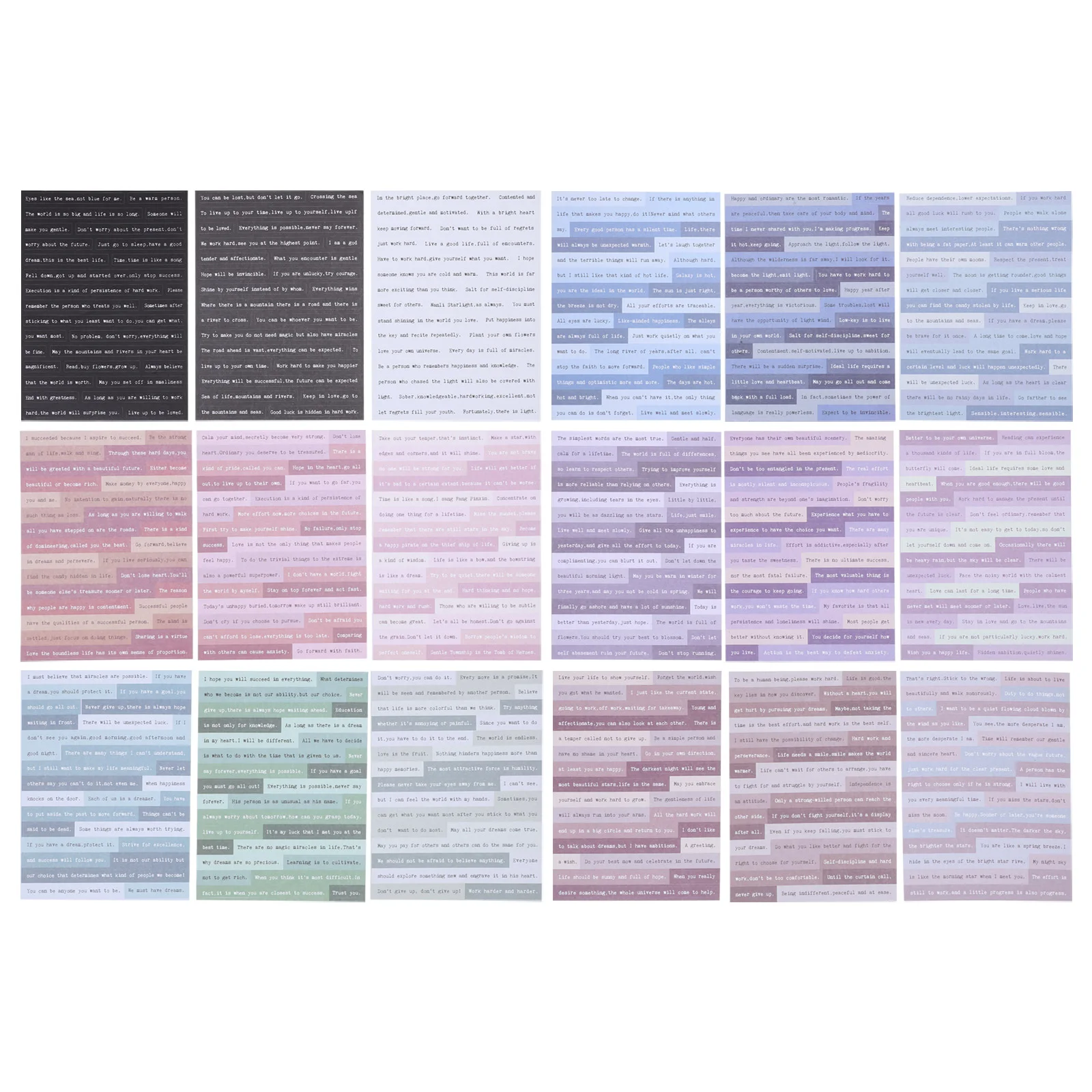 

6 bags of Diary Stickers Hand Account DIY Stickers Scrapbook Decorative Decals