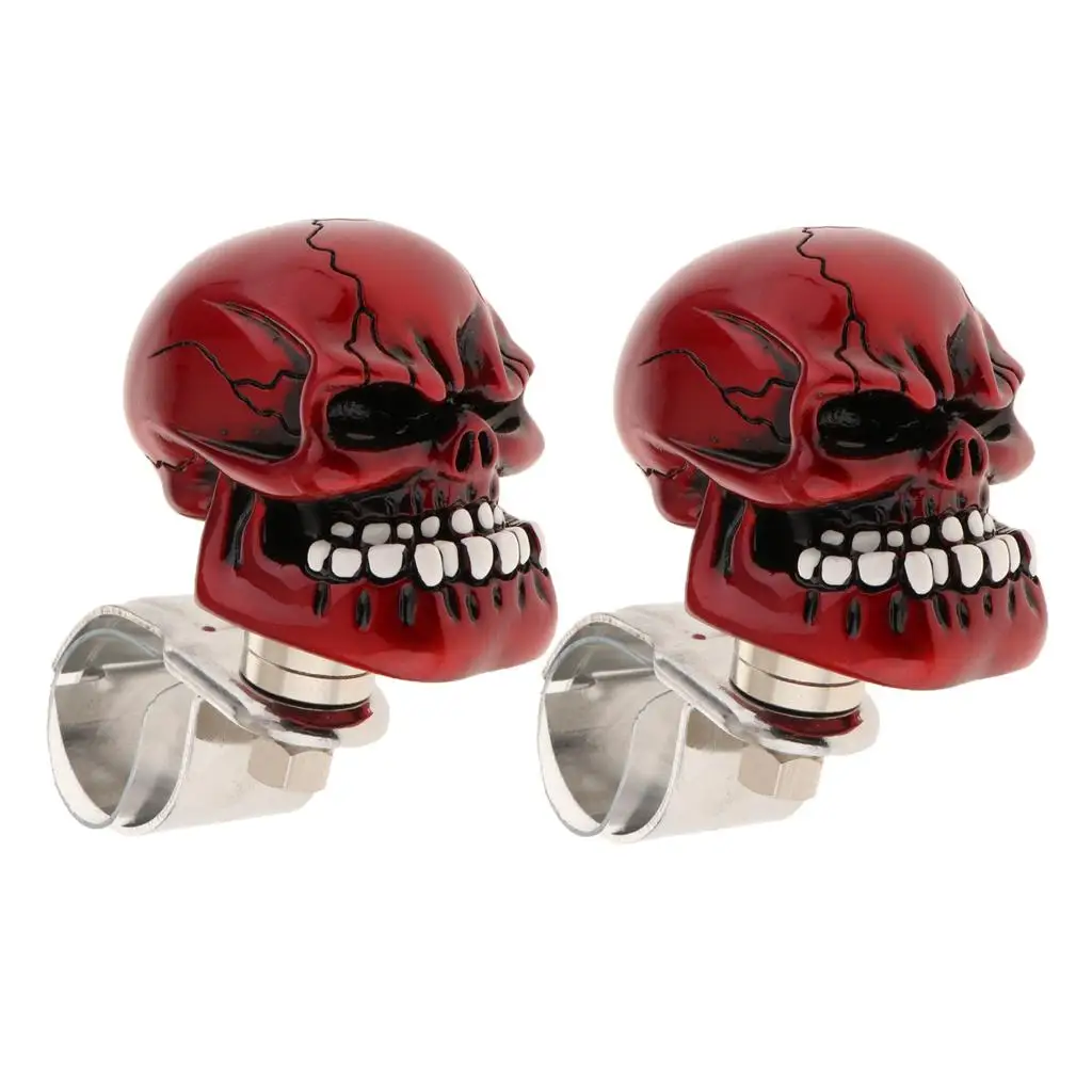 

2 шт., Автомобильный руль с черепом