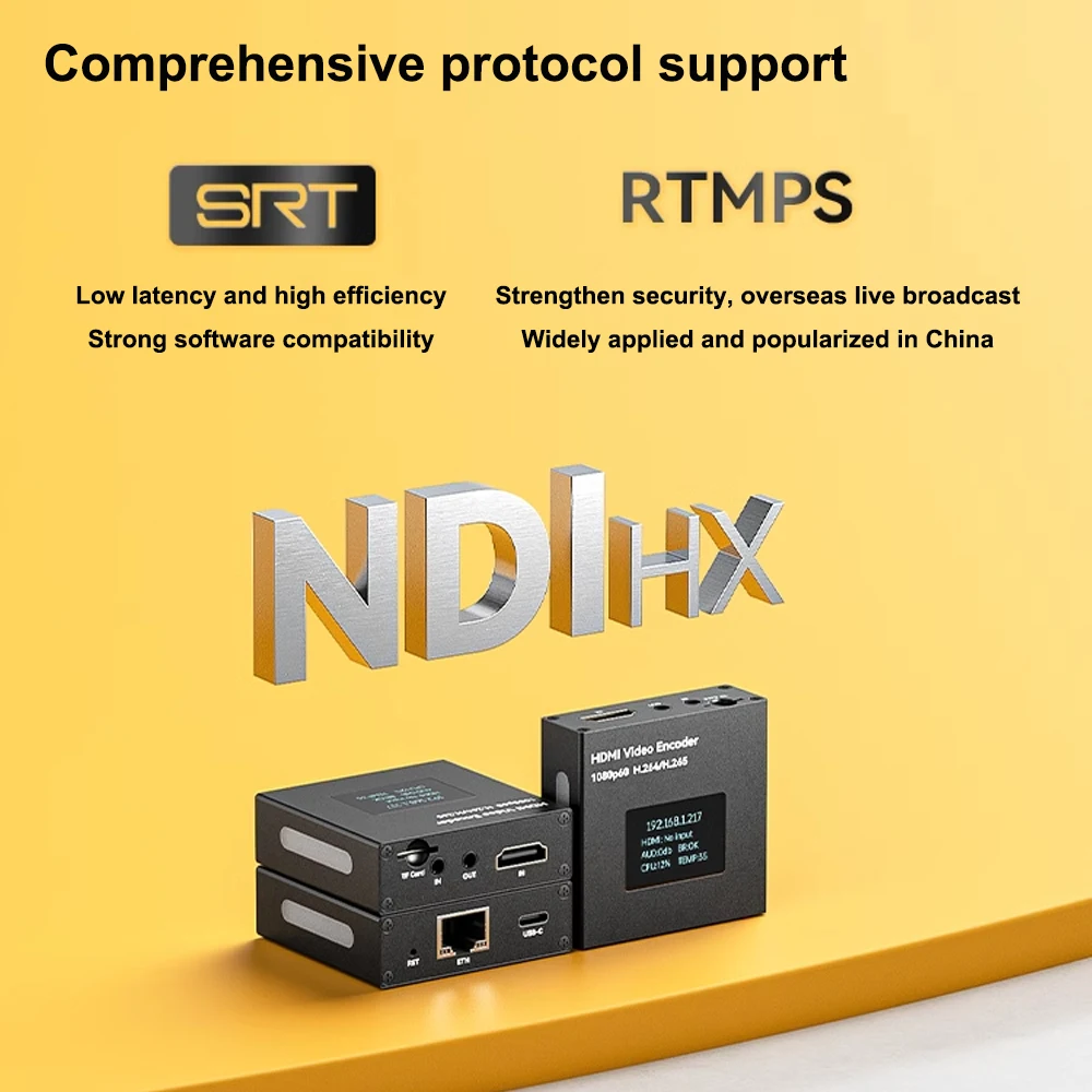 Link Pi MiniENC1 HDMI-кодер Портативный потоковый HD 1080P60 RTSP RTMP H265 Прямая трансляция