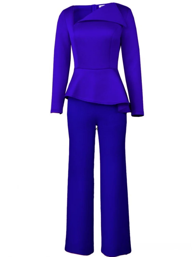 African Muslim Jumpsuit Dresses For Women New Ladies Dashiki Long Sleeve Ankara Style Trousers Fashion Robe Africaine Jumpsuit