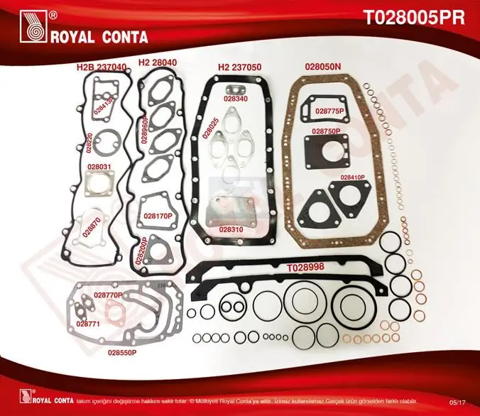 

T028005PR для нижней инструмент, прокладка MASTER-DCT-BXR 2.5d-td-2.8dti -SKC
