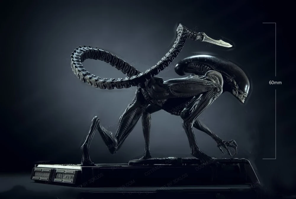 

60mm Resin Model Kits Alien The Queen Unpainted No Color DW-079