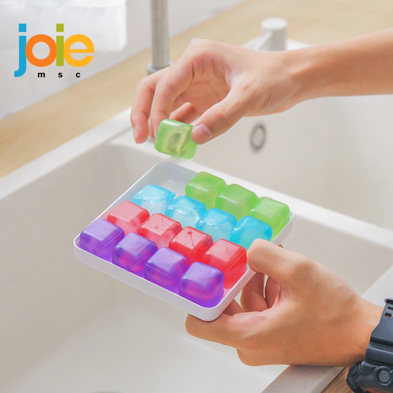 

JOIE Reusable Ice Cubes With Box Picnic Food Preservation Cooling Summer Party Ice Hockey Mold Cold Drinking Tool Whiskey Wine