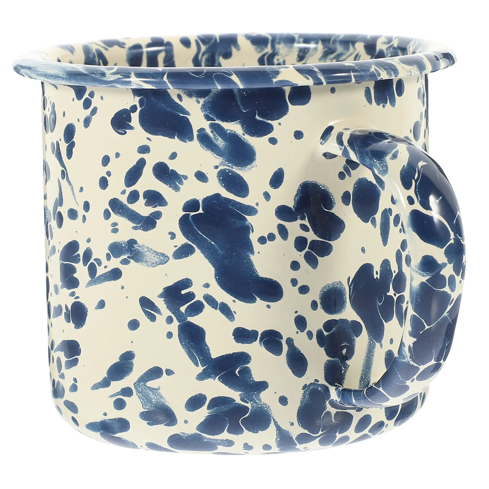 

Enamel Water Mug Tea Drinking Cup Household Coffee Mug Milk Cup Oatmeal Mug