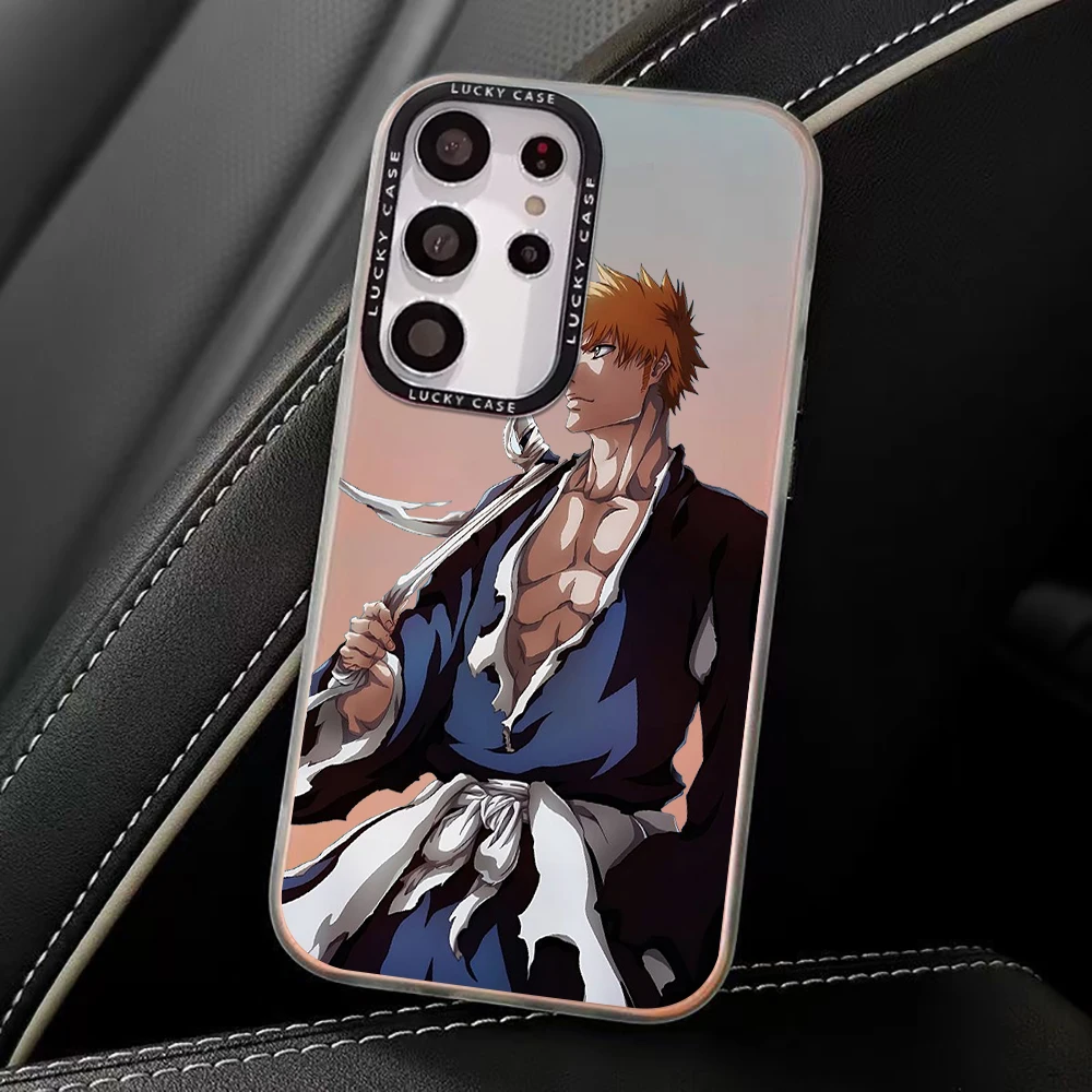 Популярный чехол для телефона с аниме отбеливателем Ichigo Samsung Galaxy S24 S23 S22 S21 S20 FE Ultra