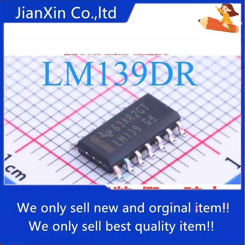 

10pcs 100% orginal new LM139 LM139DR Comparator SOP-14