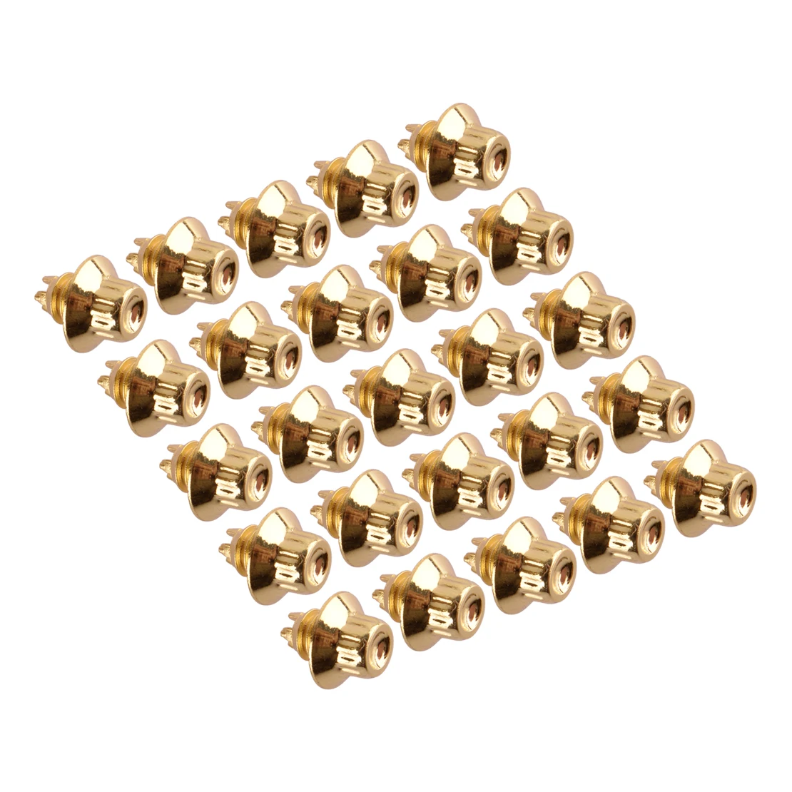 

50Pcs Wheel Rivets Nut Rim Lip Bolt Studs Decoration Gold Plastic Universal