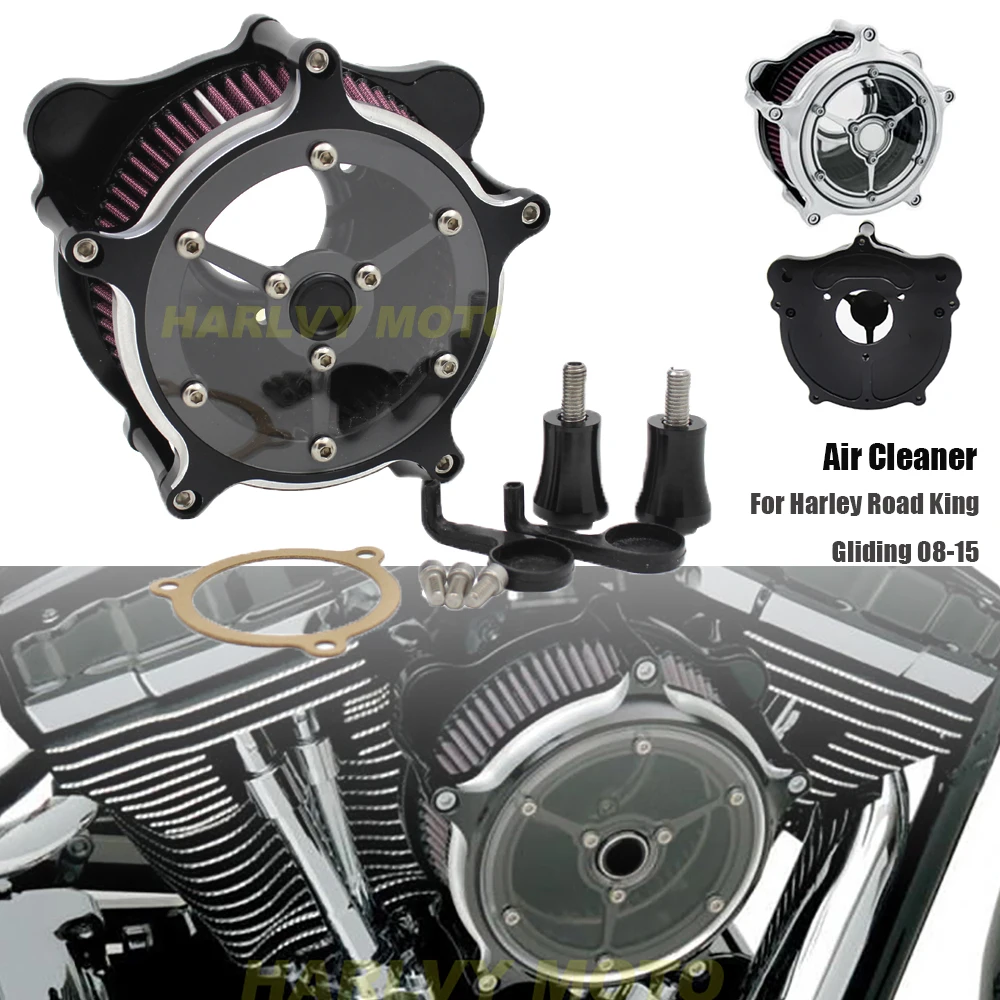 

Air Cleaner Intake Filter For Road King Gliding 08-15