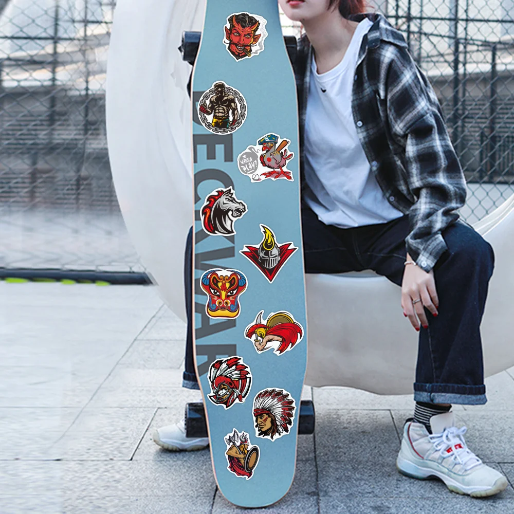 50/100 наборов стикеров Anime Knight/Cavalier Graffitis для ноутбука, багажа, велосипеда, скейтборда, компьютера, водонепроницаемые игрушки.