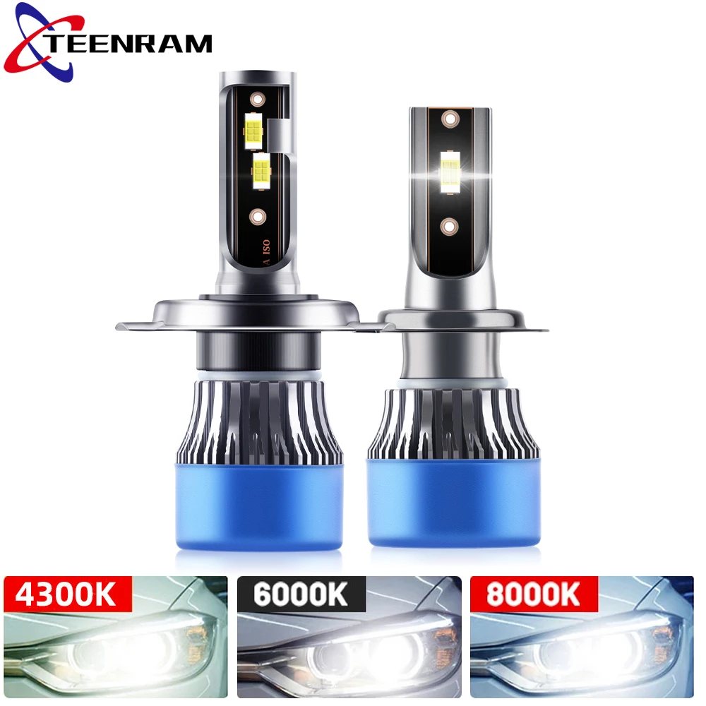 

120W 25000LM H7 H4 Canbus Car Light H1 H11 H13 HB3 HB4 Car Headlight Bulbs 9004 9005 9006 9007 Auto Fog Light 6000K 12V