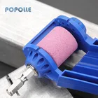 Точилка для ножей, полировка, устройство для заточки бит, ручные инструменты, набор головок для ножей, точилка для ступенчатой дрели, Аксессуары Dremel