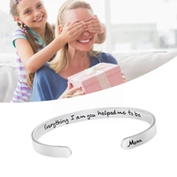 %e2%80%98%e2%80%99everything i am you helped to be%e2%80%98%e2%80%99 steel bracelet chain bracelets for mothers day jewelry c4h2