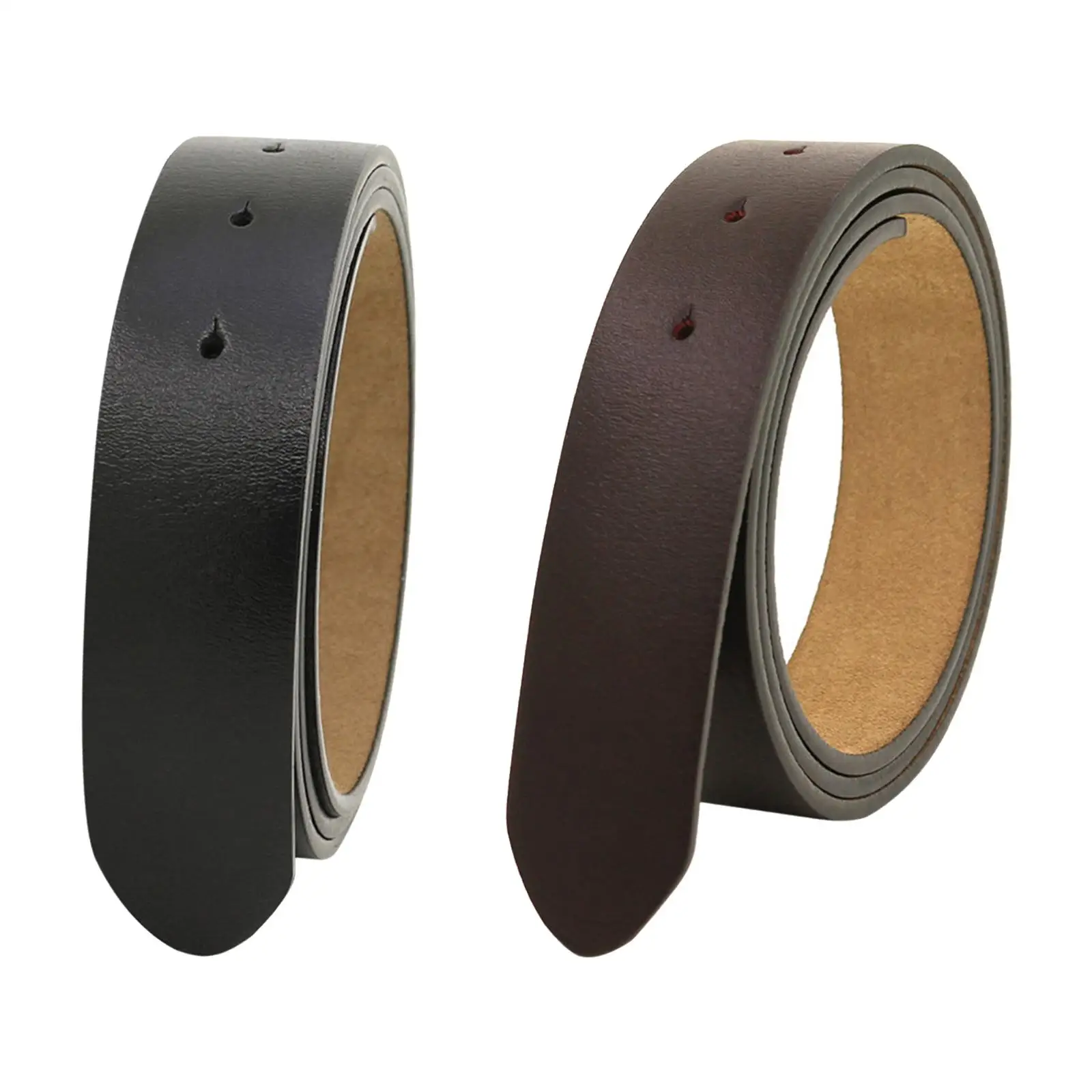 

Fashion Leather Strap Dress Belt for Adults Men Waistband Without Automatic Buckle