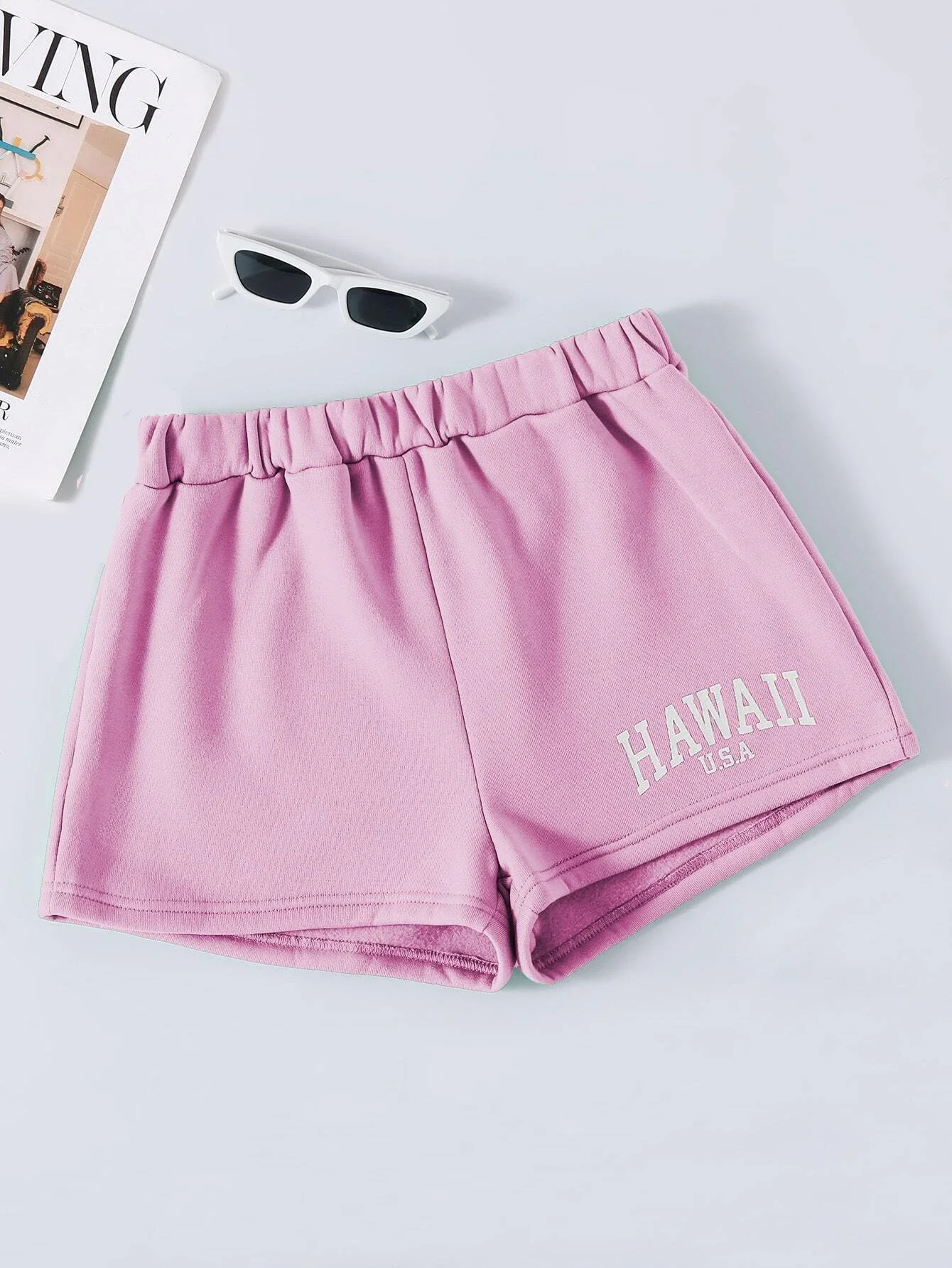 

Letter Graphic Track Shorts