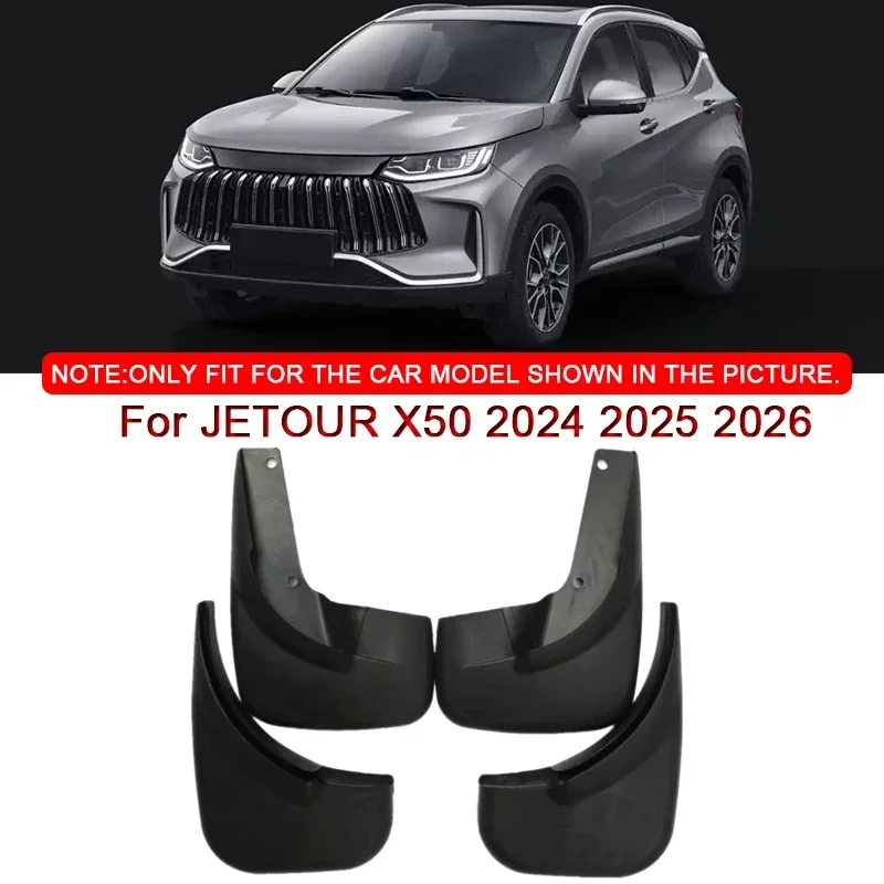 

Для JETOUR X50 2024 2025 2026Стайлинг автомобиля ABS автомобильные брызговики брызговики переднее и заднее крыло автоаксессуары