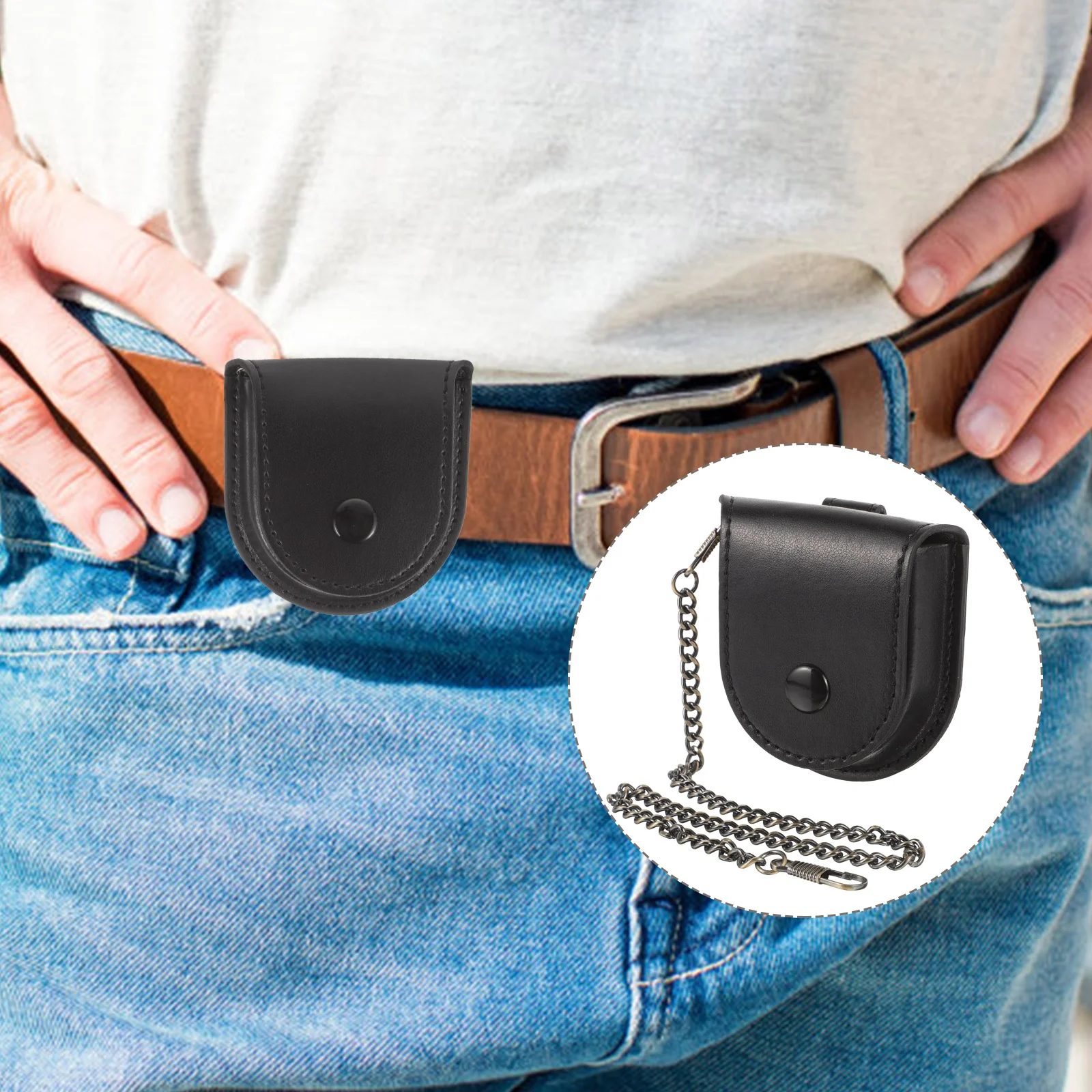 4pcs Retro Style  Watch Pouch Pocket Watch Storage Bag Portable Watch Bag Bag Watch Pouch