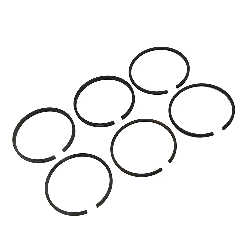 

6pcs Air Compressor Piston Ring Kit Oil Ring Air Pump Accessories Parts 50, 49, 51 Piston Ring Set Scooter ATV