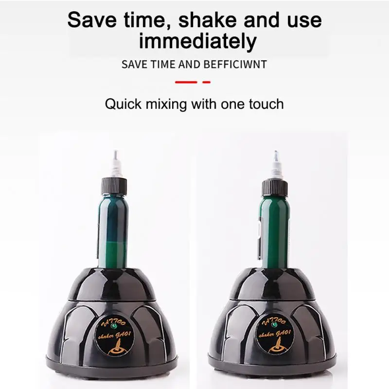 

Tattoo Pigment Ink Electric Shaker Stirrer Nail Polish UV Gel Mini Salon Mixer Vortexer Nail Polish Gel Shaking Mixer Tattoo