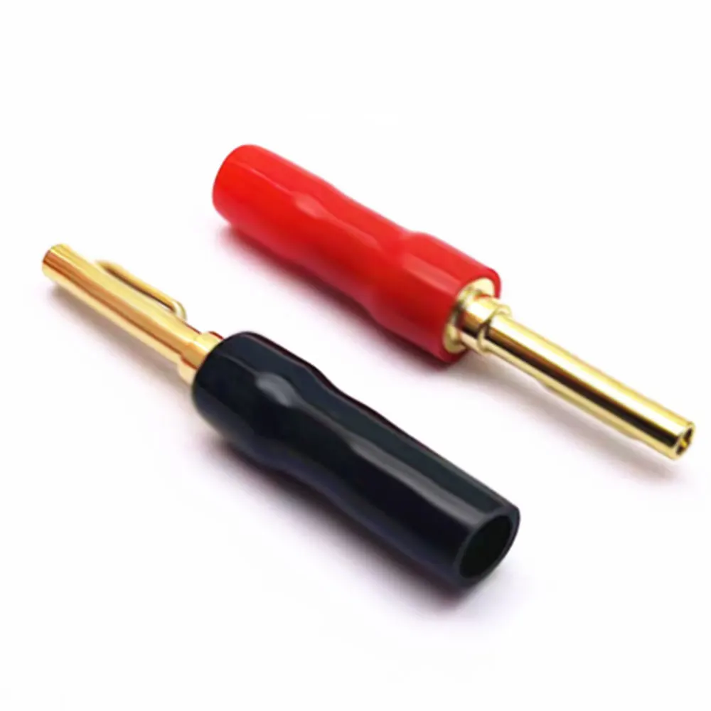 6 шт./партия позолоченные штекеры типа банан