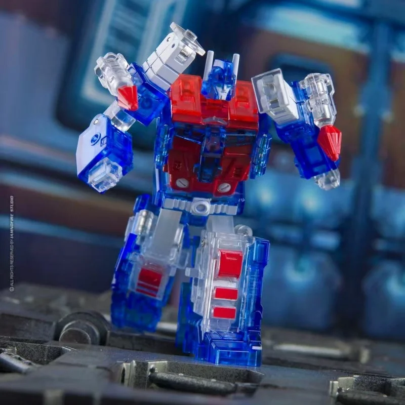 Фото В наличии НОВЫЙ DR.WU DW-E23 Ultra Magnus Color Transparent Edition Трансформация Малая масштабная фигурка Модель Коллекция игрушек №3