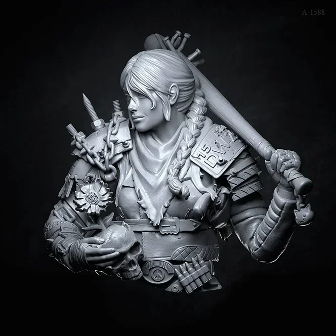 1/10 Смола Бюст модели наборы фигурки бесцветные и самособранные Фотоэлементы