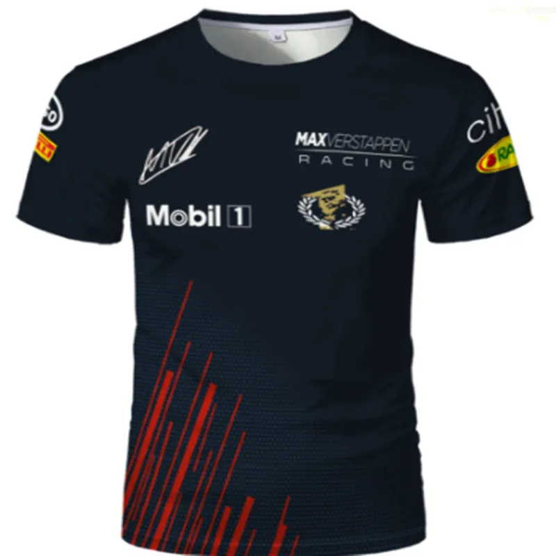 

Summer New F1 Driver World Champion T-Shirt 2022 Formula One Fans Max Breathable Formula 1 Racing Team T-Shirt