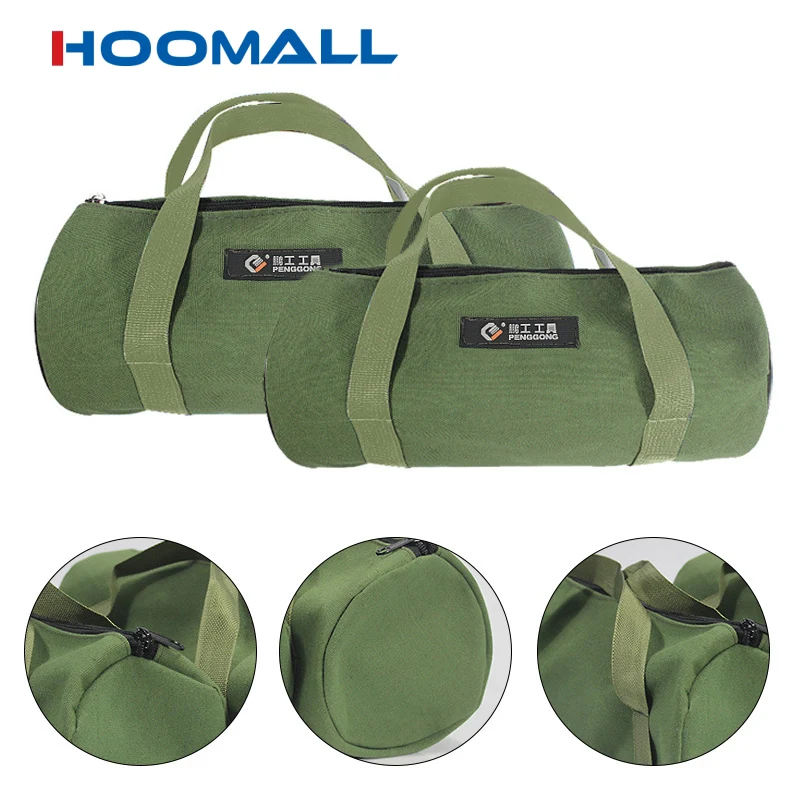 

Portable Canvas Toolkit Multi-Functional Hardware Wrench Storage Tools Bags Electrician Drill Bit Metal Parts Storage Handbag