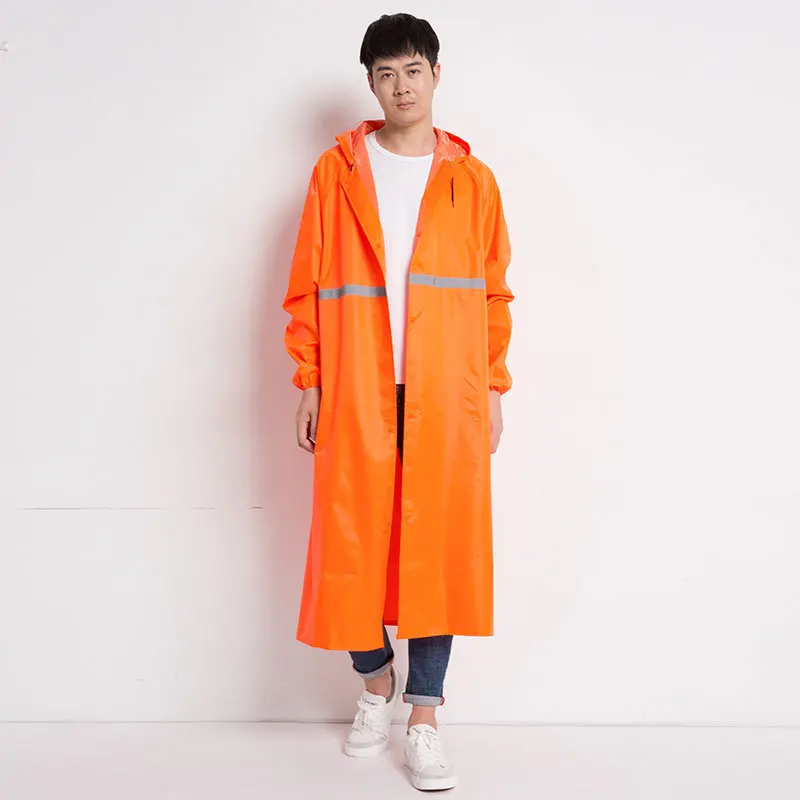 

Outdoor One-piece Rain Poncho Waterproof Long Raincoat for Men