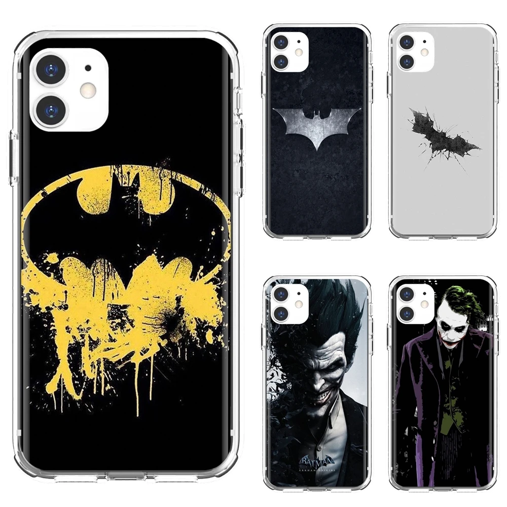 Силиконовый чехол с логотипом Бэтмен Темный рыцарь Джокер карта для Huawei P50 P30 P40 P20