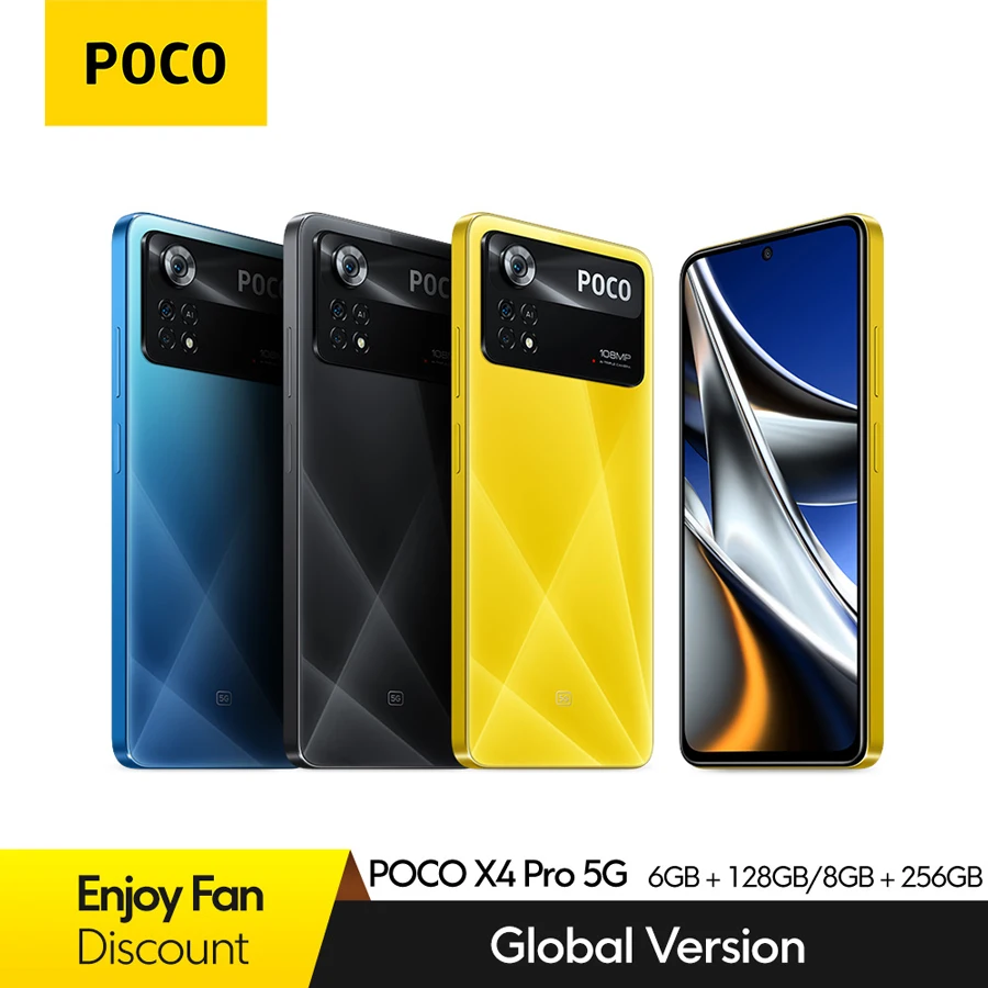 

Смартфон глобальная версия POCO X4 Pro, телефон с тройной камерой 120 МП, 695 Гц, Amoled-экран, 67 Вт, турбо-зарядка, Snapdragon