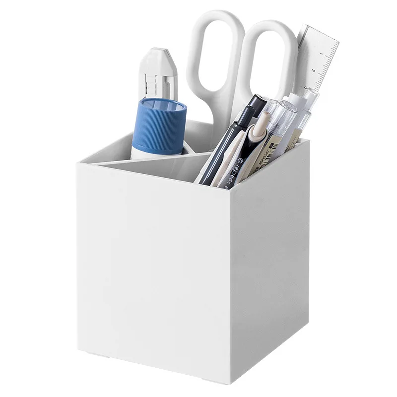 

Office Pen Holder Storage Box Makeup Brush Creative Rack Desktop Division Multi-functional Student Pencil Pen Table Case
