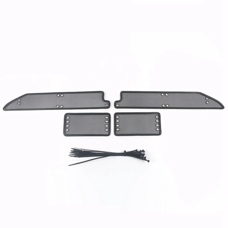 

Автомобильная передняя решетка от насекомых и Пыленепроницаемая сетка, декоративная крышка для Nio ES6 2019-2022 EC6 2020-2022, аксессуары, черный