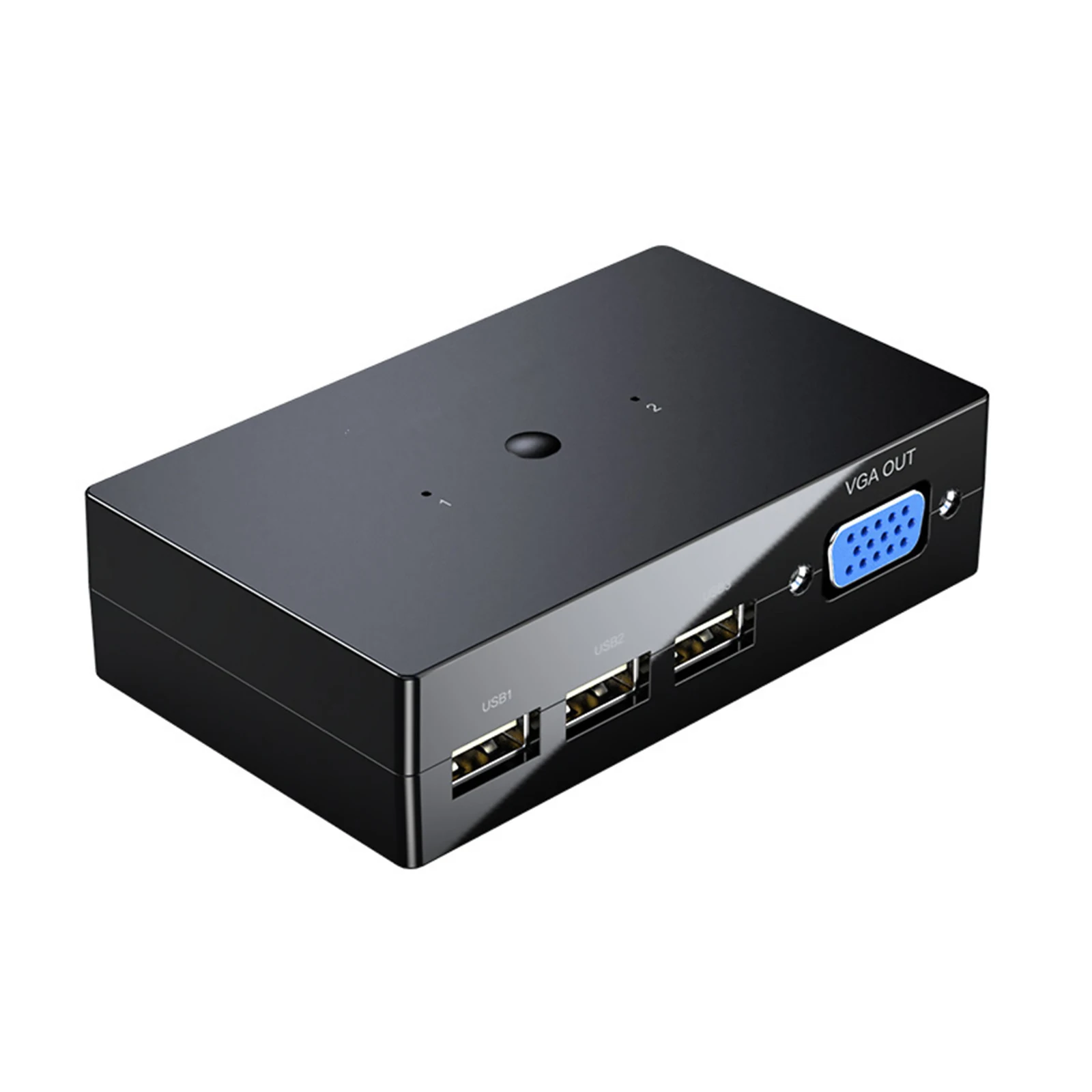 KVM-коммутатор с 3 USB-портами и 2 портами для ПК