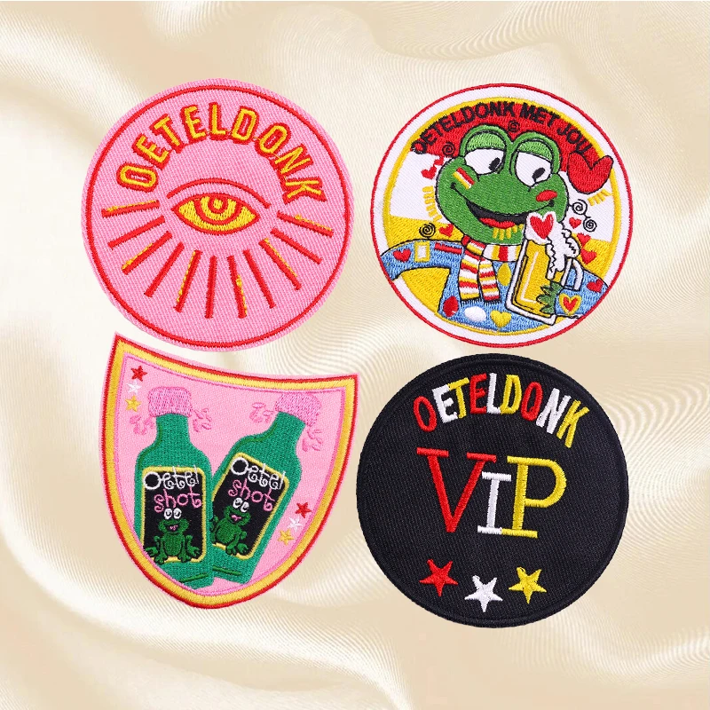Набор карнавальных эмблем Oeteldonk вышитая нашивка на одежде куртки сделай сам