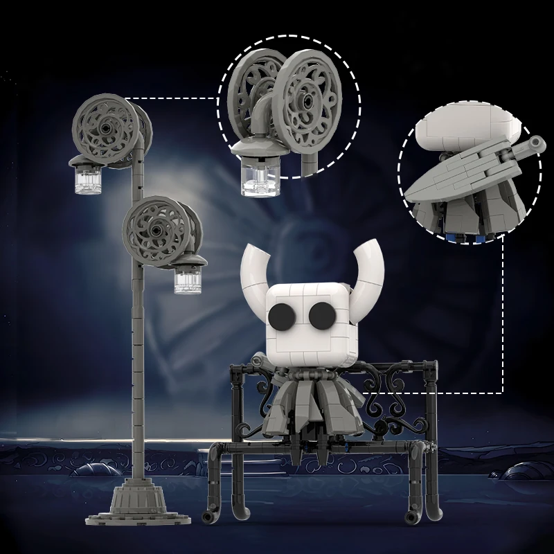 331 шт. набор строительных блоков в виде призрака рыцаря