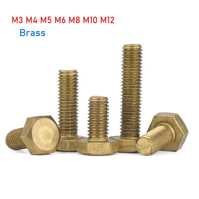 

Латунные винты с шестигранной головкой M3 M4 M6 M8 M10 M12