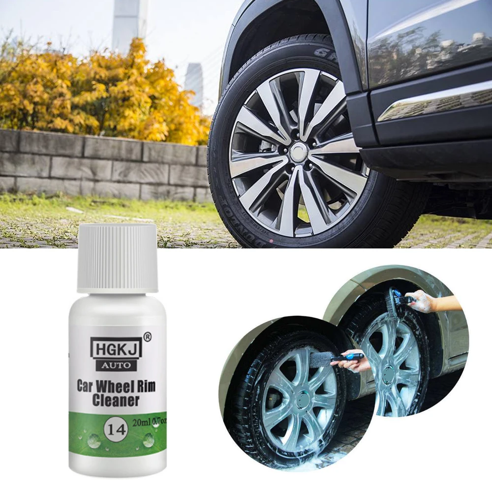 

HGKJ-14 20ml Bicycle Motorcycle Car Rim Wheel Ring Cleaner Dropshipping Tire Rust Removal Detergent Cleaning Car Dent Remover