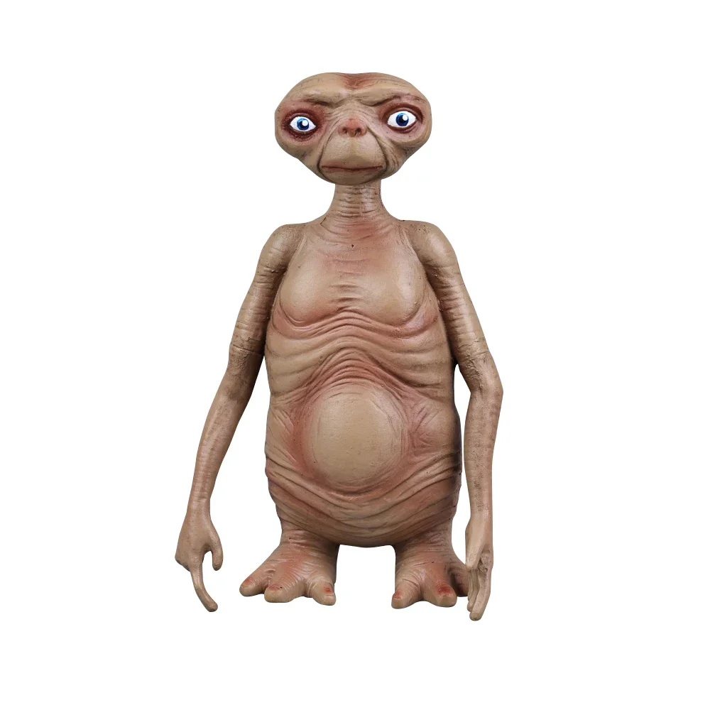 Фото ET The Extra Terrestrial Alien UFO Фигурки ПВХ Настольная Статуя Игрушки Латексный Талисман для Подарков Украшения Сувениры №1