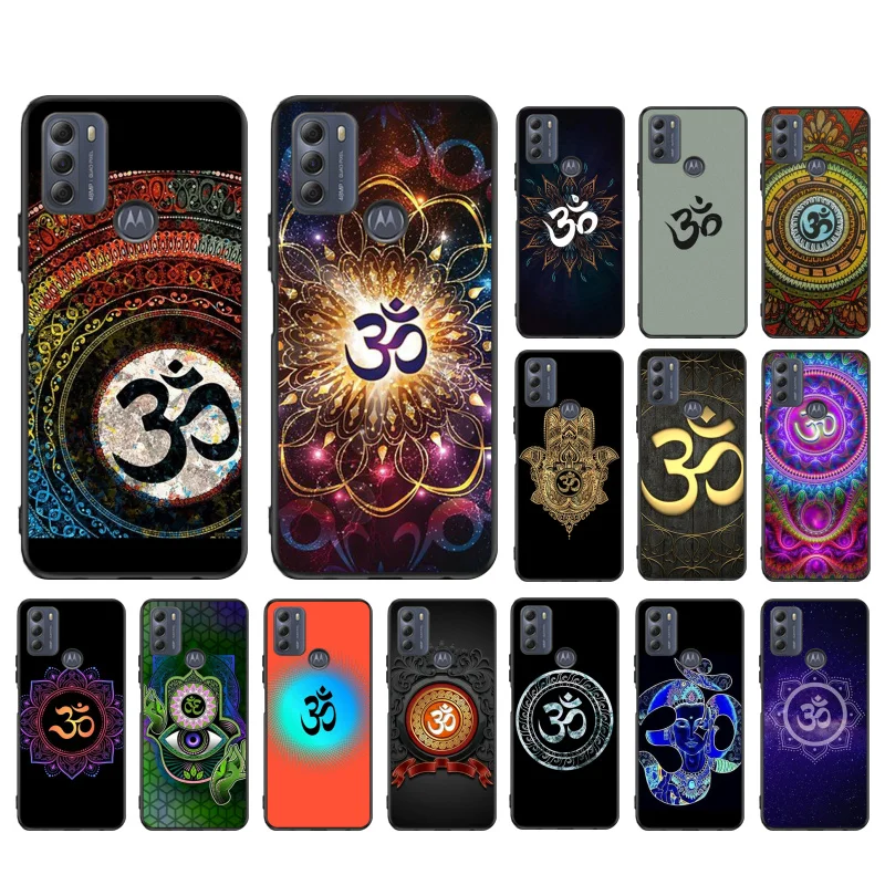 

Yoga Om Mandala Phone Case for Motorola G22 G60 G52 G100 GStylus G30 G10 G20 G50 GPure E32 E20 E40 E7Power Edge20lite Pro One