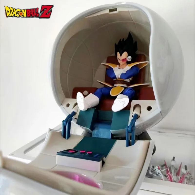 

Аниме Драконий жемчуг Z Super Saiyan Vegeta космическая капсула космический корабль светящаяся декоративная модель настольные украшения Коллекция игрушек подарок