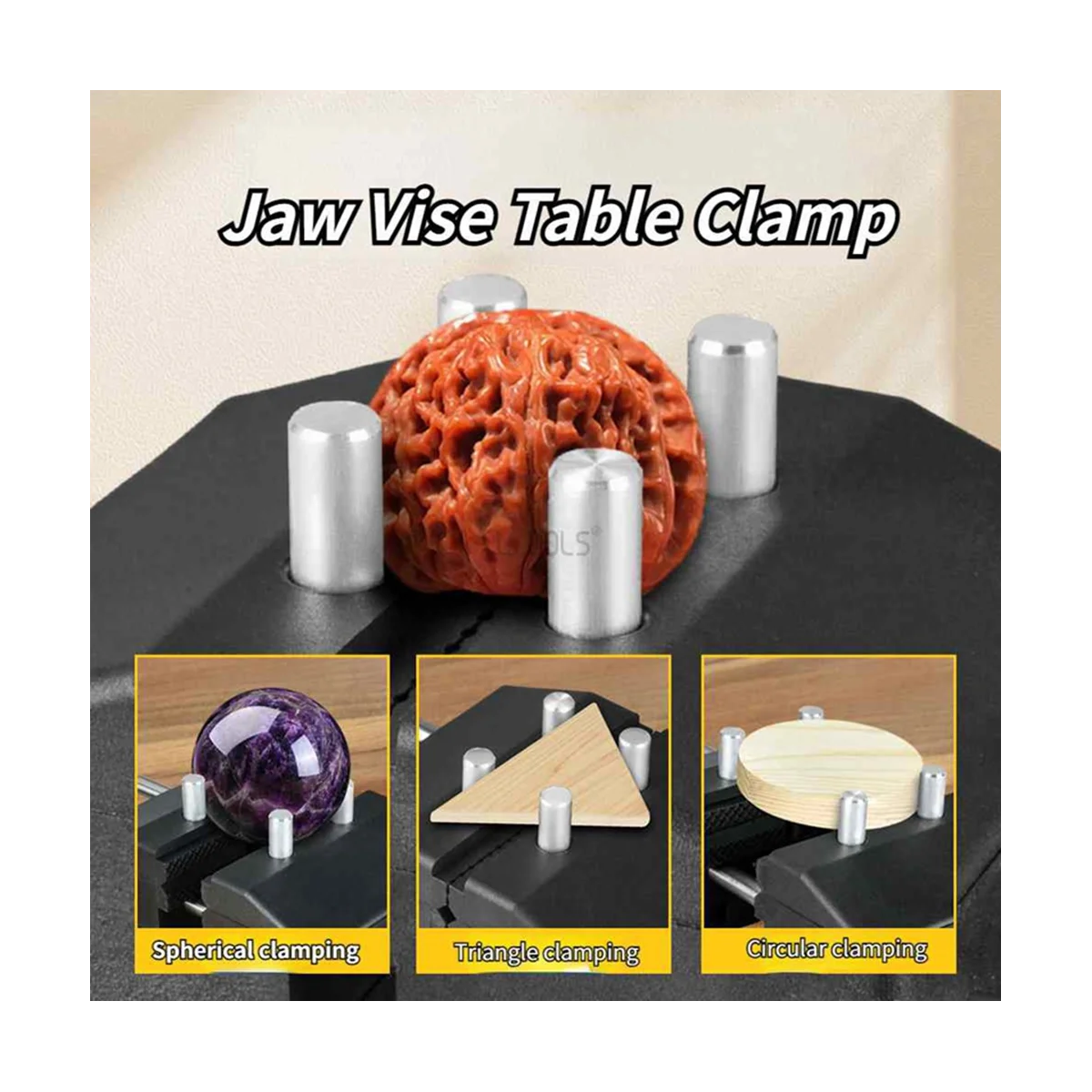 120 мм зажим планкой 360 ° Вращающийся Регулируемый тиски верстак