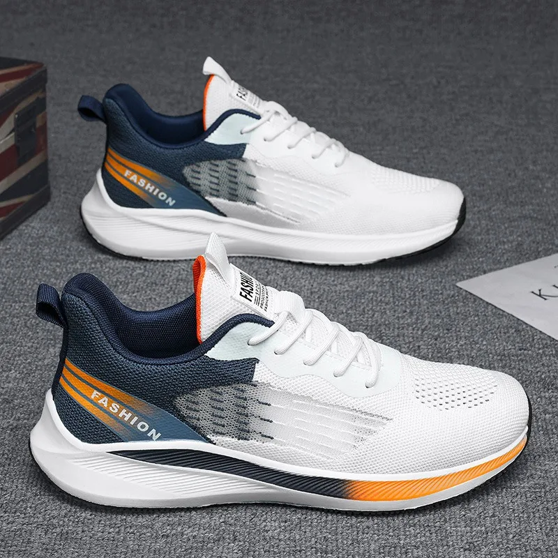Мужские легкие кроссовки с дышащей сеткой теннисные классические мужские