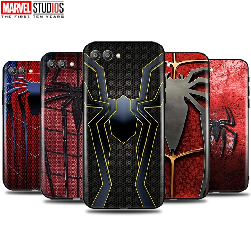 

Spiderman Logo Phone Case For Huawei Honor V10 Funda Cover Marvel Avengers Comics Iron Man SpiderMan Hulk Venom Deadpool Thor
